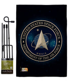 Space Force - Military Americana Vertical Impressions Decorative Flags HG108434 Made In USA