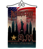 We Will Never Forget - Military Americana Vertical Impressions Decorative Flags HG108443 Made In USA