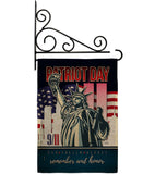 Our Fallen Heroes - Military Americana Vertical Impressions Decorative Flags HG108444 Made In USA