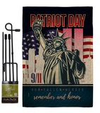 Our Fallen Heroes - Military Americana Vertical Impressions Decorative Flags HG108444 Made In USA