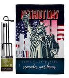 Our Fallen Heroes - Military Americana Vertical Impressions Decorative Flags HG108444 Made In USA