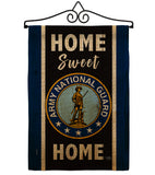Home Sweet National Guard - Military Americana Vertical Impressions Decorative Flags HG108445 Made In USA