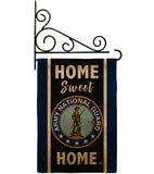 Home Sweet National Guard - Military Americana Vertical Impressions Decorative Flags HG108445 Made In USA