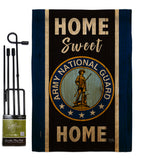 Home Sweet National Guard - Military Americana Vertical Impressions Decorative Flags HG108445 Made In USA