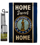 Home Sweet National Guard - Military Americana Vertical Impressions Decorative Flags HG108445 Made In USA