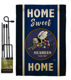 Home Sweet Seabees - Military Americana Vertical Impressions Decorative Flags HG108446 Made In USA