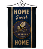 Home Sweet Seabees - Military Americana Vertical Impressions Decorative Flags HG108446 Made In USA