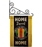 Home Sweet Vietnam - Military Americana Vertical Impressions Decorative Flags HG108449 Made In USA