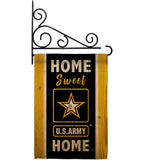 Home Sweet US Army - Military Americana Vertical Impressions Decorative Flags HG108450 Made In USA