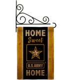 Home Sweet US Army - Military Americana Vertical Impressions Decorative Flags HG108450 Made In USA