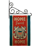 Home Sweet Coast Guard - Military Americana Vertical Impressions Decorative Flags HG108453 Made In USA