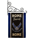 Home Sweet Air Force - Military Americana Vertical Impressions Decorative Flags HG108454 Made In USA