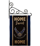 Home Sweet Air Force - Military Americana Vertical Impressions Decorative Flags HG108454 Made In USA