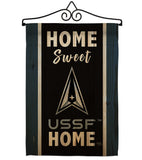 Home Sweet Spece Force - Military Americana Vertical Impressions Decorative Flags HG108455 Made In USA