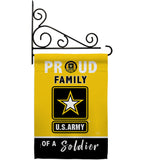 Proud Family Soldier - Military Americana Vertical Impressions Decorative Flags HG108462 Made In USA