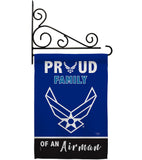 Proud Family Airman - Military Americana Vertical Impressions Decorative Flags HG108466 Made In USA