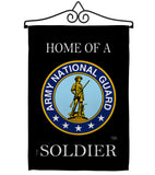 Home of National Guard Soldier - Military Americana Vertical Impressions Decorative Flags HG108468 Made In USA