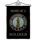 Home of National Guard Soldier - Military Americana Vertical Impressions Decorative Flags HG108468 Made In USA