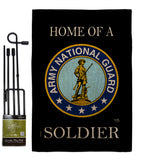 Home of National Guard Soldier - Military Americana Vertical Impressions Decorative Flags HG108468 Made In USA