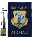 Home of Air National Guard Airman - Military Americana Vertical Impressions Decorative Flags HG108470 Made In USA