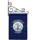 Air Force Proud Aunt Airman - Military Americana Vertical Impressions Decorative Flags HG108489 Made In USA