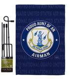 Air Force Proud Aunt Airman - Military Americana Vertical Impressions Decorative Flags HG108489 Made In USA