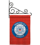 Proud Aunt Coastie - Military Americana Vertical Impressions Decorative Flags HG108490 Made In USA