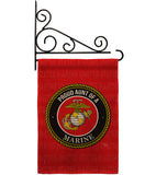 Proud Aunt Marines - Military Americana Vertical Impressions Decorative Flags HG108491 Made In USA