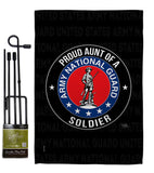 Army Proud Aunt Soldier - Military Americana Vertical Impressions Decorative Flags HG108492 Made In USA