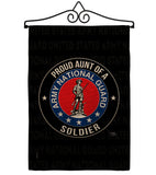 Army Proud Aunt Soldier - Military Americana Vertical Impressions Decorative Flags HG108492 Made In USA