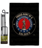 Army Proud Aunt Soldier - Military Americana Vertical Impressions Decorative Flags HG108492 Made In USA