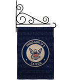 Proud Aunt Sailor - Military Americana Vertical Impressions Decorative Flags HG108493 Made In USA