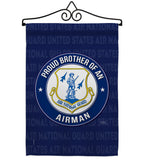 Air Force Proud Brother Airman - Military Americana Vertical Impressions Decorative Flags HG108498 Made In USA