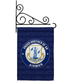 Air Force Proud Brother Airman - Military Americana Vertical Impressions Decorative Flags HG108498 Made In USA