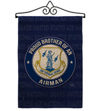 Air Force Proud Brother Airman - Military Americana Vertical Impressions Decorative Flags HG108498 Made In USA