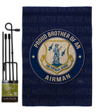 Air Force Proud Brother Airman - Military Americana Vertical Impressions Decorative Flags HG108498 Made In USA