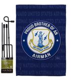 Air Force Proud Brother Airman - Military Americana Vertical Impressions Decorative Flags HG108498 Made In USA