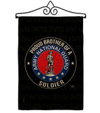 Army Proud Brother Soldier - Military Americana Vertical Impressions Decorative Flags HG108501 Made In USA