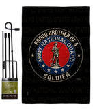 Army Proud Brother Soldier - Military Americana Vertical Impressions Decorative Flags HG108501 Made In USA