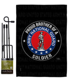 Army Proud Brother Soldier - Military Americana Vertical Impressions Decorative Flags HG108501 Made In USA