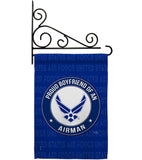 Proud Boyfriend Airman - Military Americana Vertical Impressions Decorative Flags HG108505 Made In USA