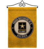 Proud Boyfriend Soldier - Military Americana Vertical Impressions Decorative Flags HG108506 Made In USA