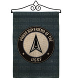 Proud Boyfriend USSF - Military Americana Vertical Impressions Decorative Flags HG108513 Made In USA