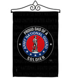 Army Proud Dad Soldier - Military Americana Vertical Impressions Decorative Flags HG108519 Made In USA