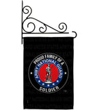 Army Proud Family Soldier - Military Americana Vertical Impressions Decorative Flags HG108537 Made In USA