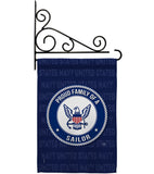 Proud Family Sailor - Military Americana Vertical Impressions Decorative Flags HG108538 Made In USA