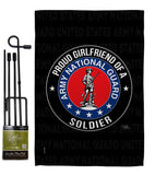 Army Proud Girlfriend Soldier - Military Americana Vertical Impressions Decorative Flags HG108546 Made In USA