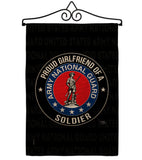 Army Proud Girlfriend Soldier - Military Americana Vertical Impressions Decorative Flags HG108546 Made In USA