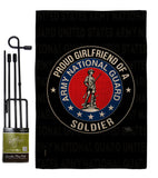 Army Proud Girlfriend Soldier - Military Americana Vertical Impressions Decorative Flags HG108546 Made In USA