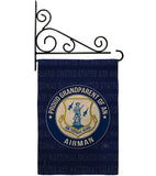 Air Force Proud Grandparent Airman - Military Americana Vertical Impressions Decorative Flags HG108552 Made In USA